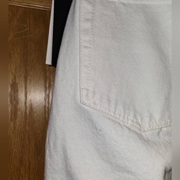 NWT Re/Done 70's Stove Pipe Jeans Vintage White 30 $265 Sold at Revolve - Picture 10 of 16